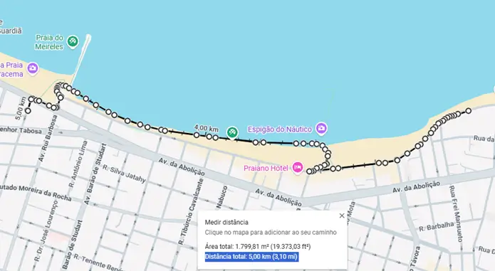 percurso 5km